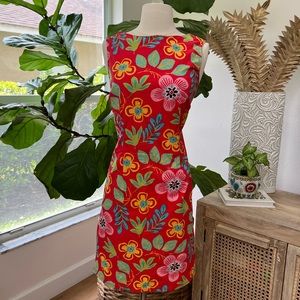 Vintage 90's Matisse Floral Print Sheath Dress | Farm Rio Style | Size 13